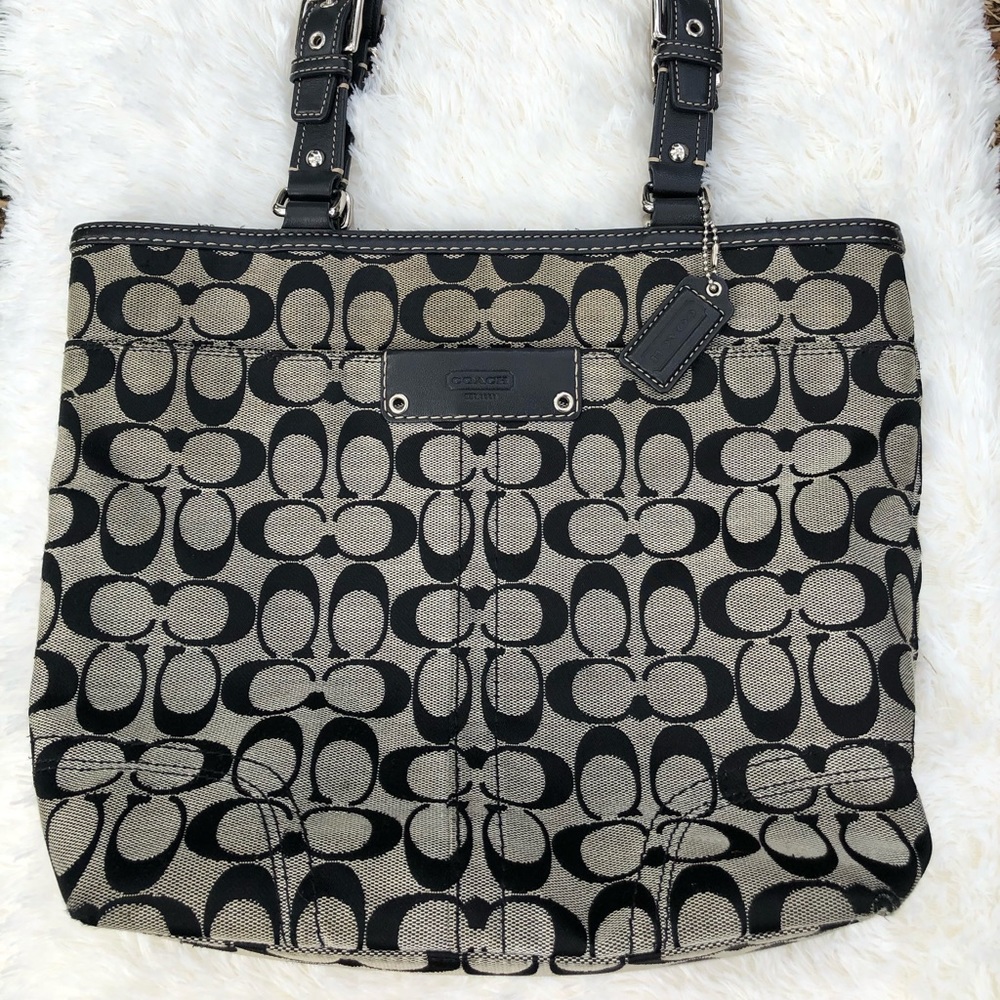 Coach black satchel